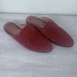 Halogen Saffron Suede Pointy Mules Women's Flats Size 11